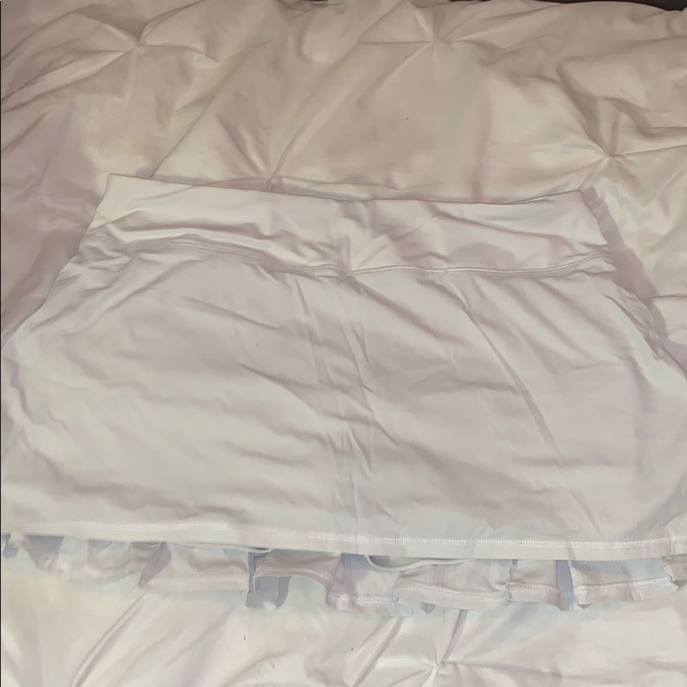 White Lululemon skirt